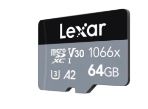 雷克沙(Lexar)64G TF(MicroSD)卡 高清视频流畅拍(1066x),czh图片仅供参考